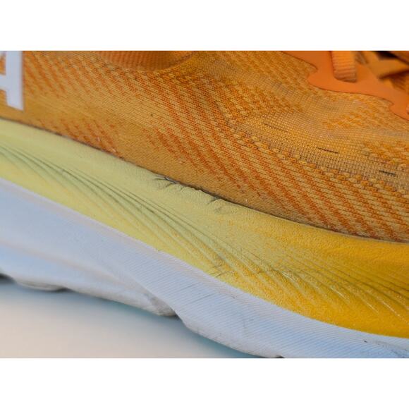 Hoka Clifton 9 Running Shoes - Men's Size 10.5D (Solar Flare/Sherbet) - Picture 7 of 9